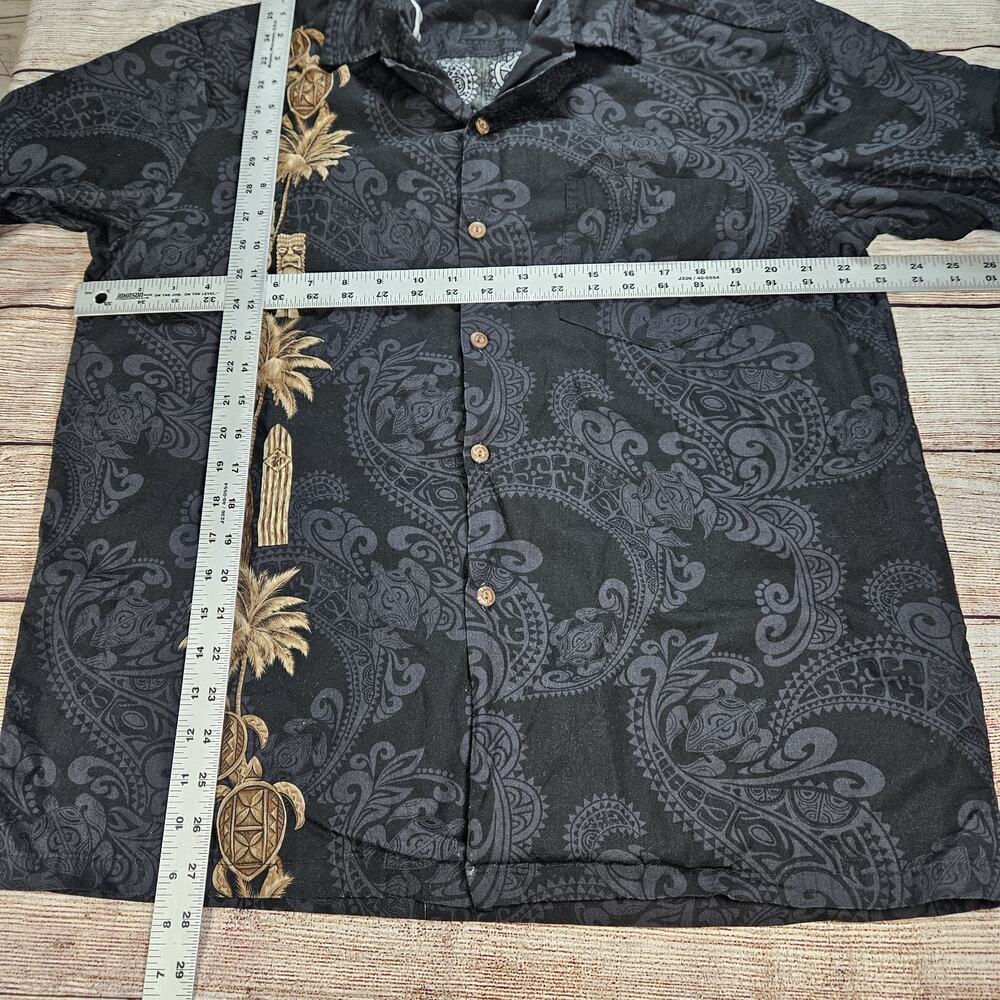 Pacific Legend Apparel Men's Large Shirt Hawaiian Button Up Floral Beach USA - Picture 2 of 6